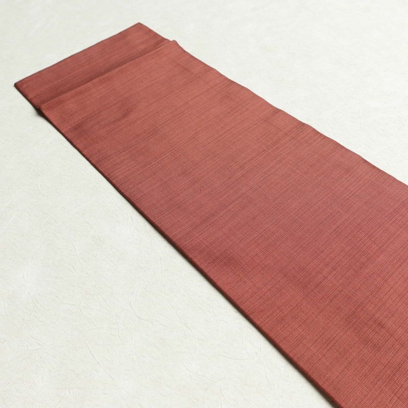 名古屋帯 太鼓柄 良品 正絹 花柄 名古屋仕立て シンプルモダン 帯 ピンク_画像15