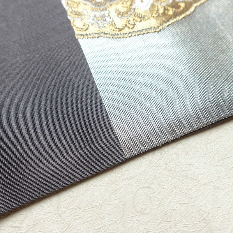 袋帯 六通柄 美品 フォーマル用 正絹 幾何学柄・抽象柄 箔 帯 多色使い_画像17