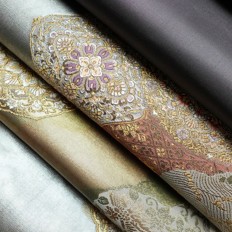 袋帯 六通柄 美品 フォーマル用 正絹 幾何学柄・抽象柄 箔 帯 多色使い_画像20