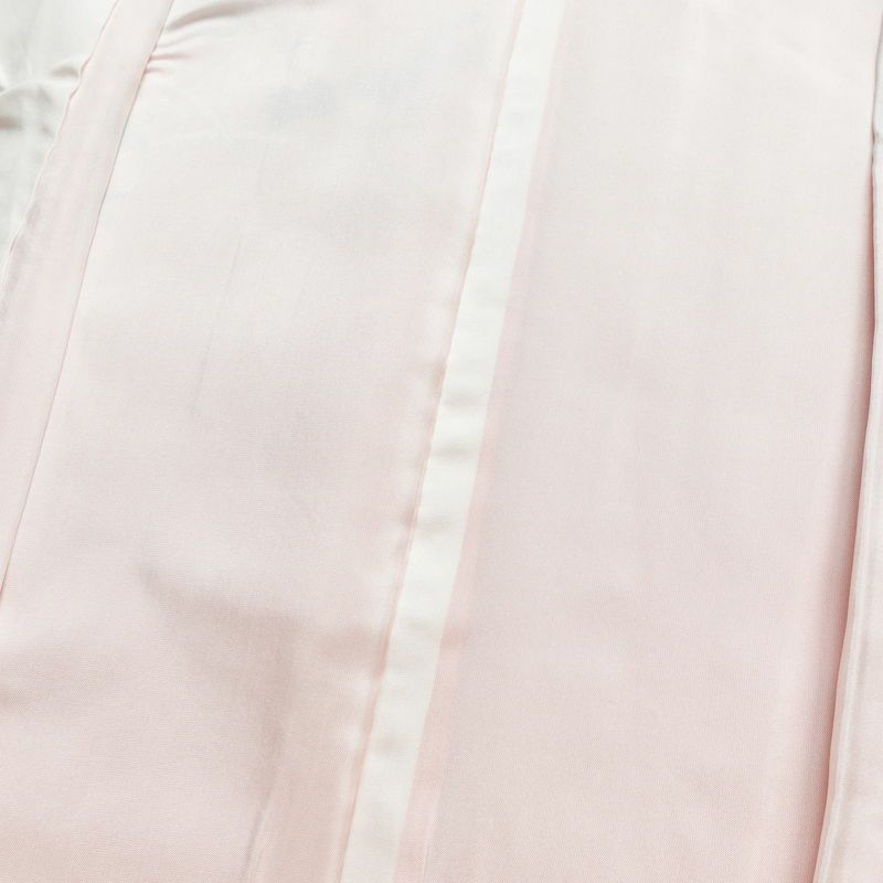 訪問着 正絹 木の葉・植物柄 袷仕立て 身丈161cm 裄丈66.5cm 箔 一部しつけ糸付き 金彩 ピンク_画像18