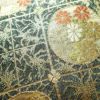 袋帯 六通柄 美品 フォーマル用 正絹 古典柄 箔 金糸 帯 蝶 菊 梅 緑・うぐいす色_画像4