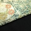 袋帯 六通柄 美品 フォーマル用 正絹 古典柄 箔 金糸 帯 蝶 菊 梅 緑・うぐいす色_画像13