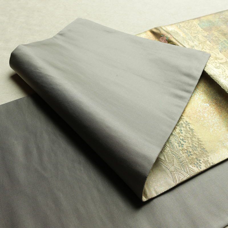袋帯 六通柄 美品 正絹 風景柄 箔 金糸 帯 多色使い_画像9