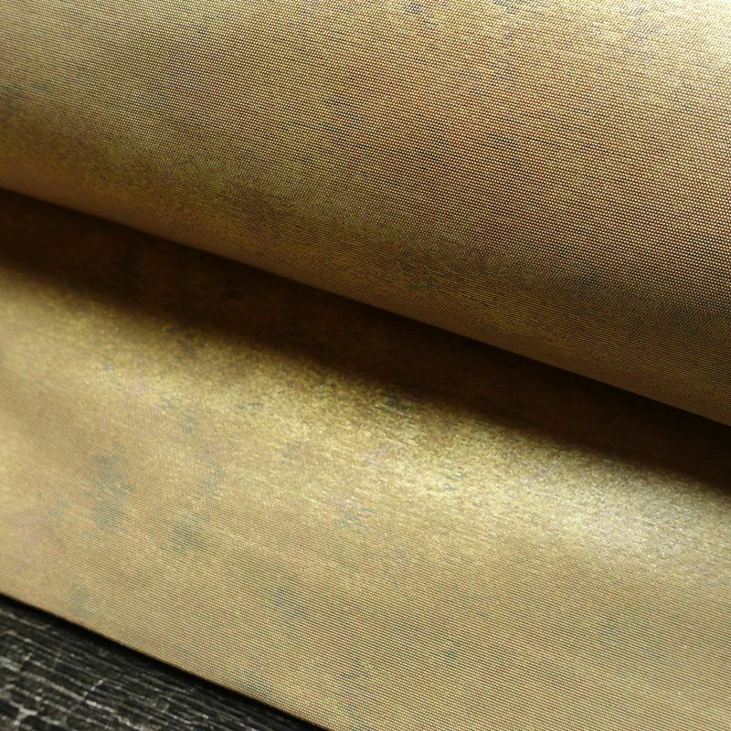 名古屋帯 太鼓柄 正絹 その他の柄 名古屋仕立て 箔 帯 ベージュ_画像4