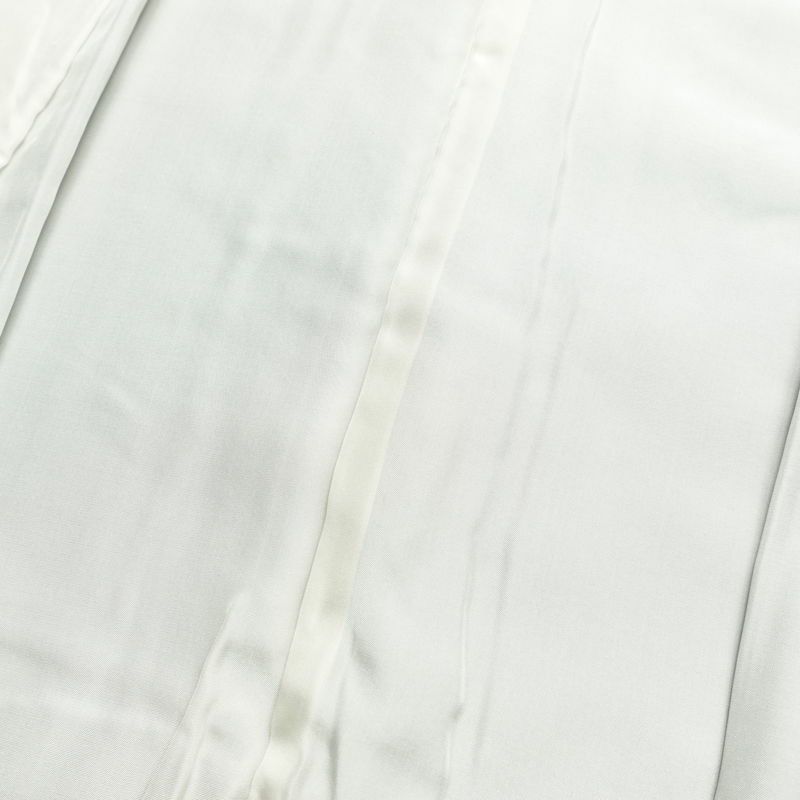 小紋 しつけ糸付き 縮緬 総柄 正絹 古典柄 袷仕立て 身丈160cm 裄丈69.5cm 着物 青・紺_画像18