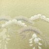 訪問着 良品 縮緬 一つ紋付き 正絹 古典柄 袷仕立て 身丈162cm 裄丈65.5cm 箔 共八掛 フォーマル 着物 黄・黄土色_画像8