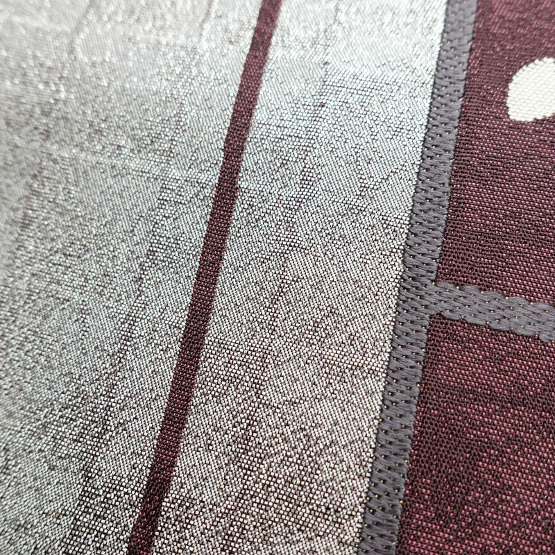 袋帯 杉良太郎 六通柄 良品 フォーマル用 正絹 花柄 金糸 銀糸 桜 紫・藤色_画像6