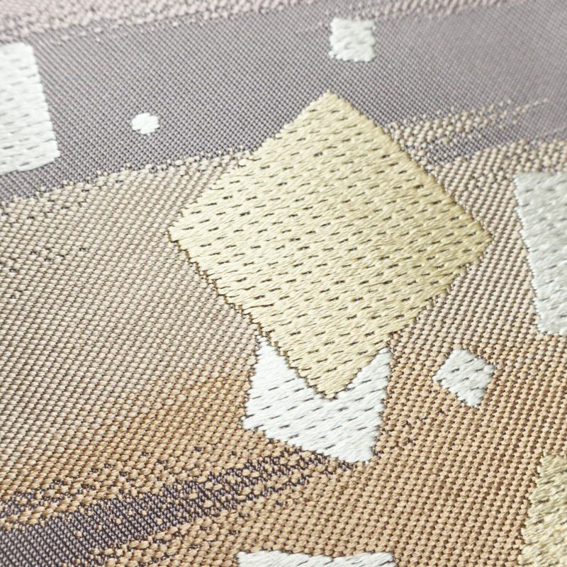 袋帯 草木染 六通柄 良品 フォーマル用 正絹 古典柄 紫・藤色_画像5