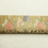 袋帯 六通柄 美品 フォーマル用 正絹 花柄 金糸 帯 油色 お洒落 黄・黄土色_画像14