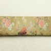 袋帯 六通柄 美品 フォーマル用 正絹 花柄 金糸 帯 油色 お洒落 黄・黄土色_画像15