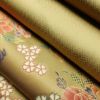 袋帯 六通柄 美品 フォーマル用 正絹 花柄 金糸 帯 油色 お洒落 黄・黄土色_画像20