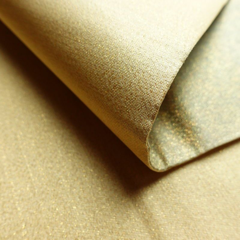 袋帯 西陣織 全通柄 美品 証紙あり フォーマル用 正絹 その他の柄 金通し 金糸 帯 シンプル 金・銀_画像9