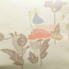 袋帯 全通柄 フォーマル用 正絹 花柄 帯 クリーム_画像2