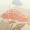 袋帯 全通柄 フォーマル用 正絹 花柄 帯 クリーム_画像3