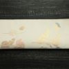 袋帯 全通柄 フォーマル用 正絹 花柄 帯 クリーム_画像17