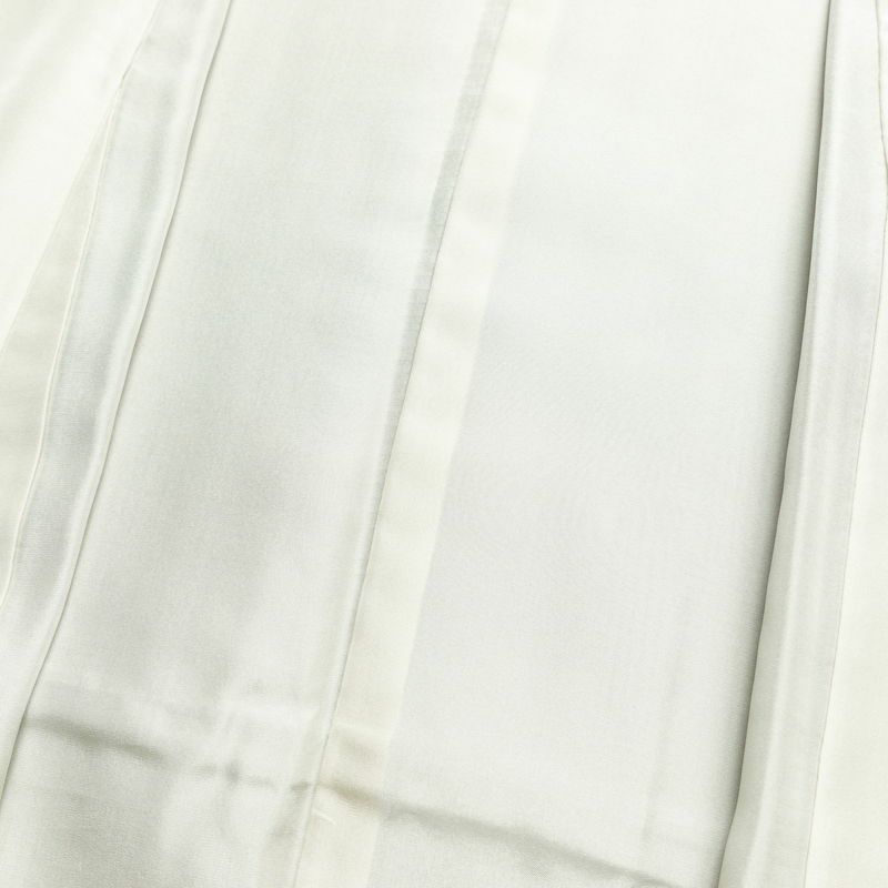 小紋 しつけ糸付き 縮緬 総柄 正絹 チェック・格子柄 袷仕立て 身丈168cm 裄丈68cm 着物 緑・うぐいす色_画像15