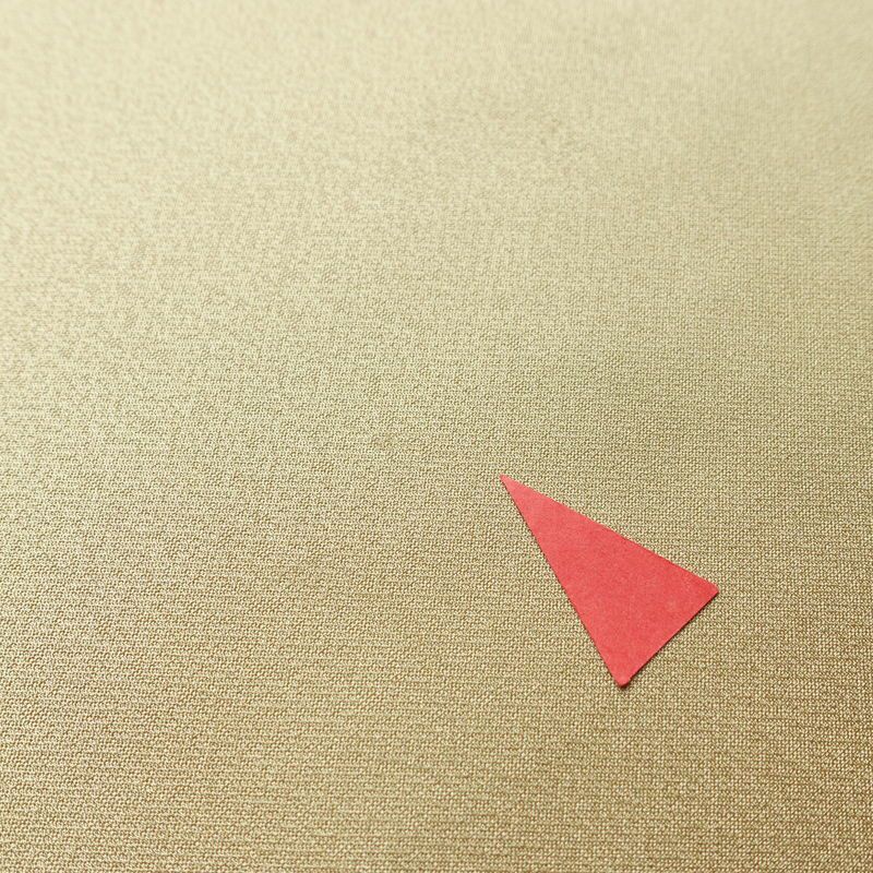 訪問着 良品 一つ紋付き 正絹 木の葉・植物柄 袷仕立て 身丈156.5cm 裄丈64.5cm 金彩 フォーマル 着物 扇子 ベージュ_画像15