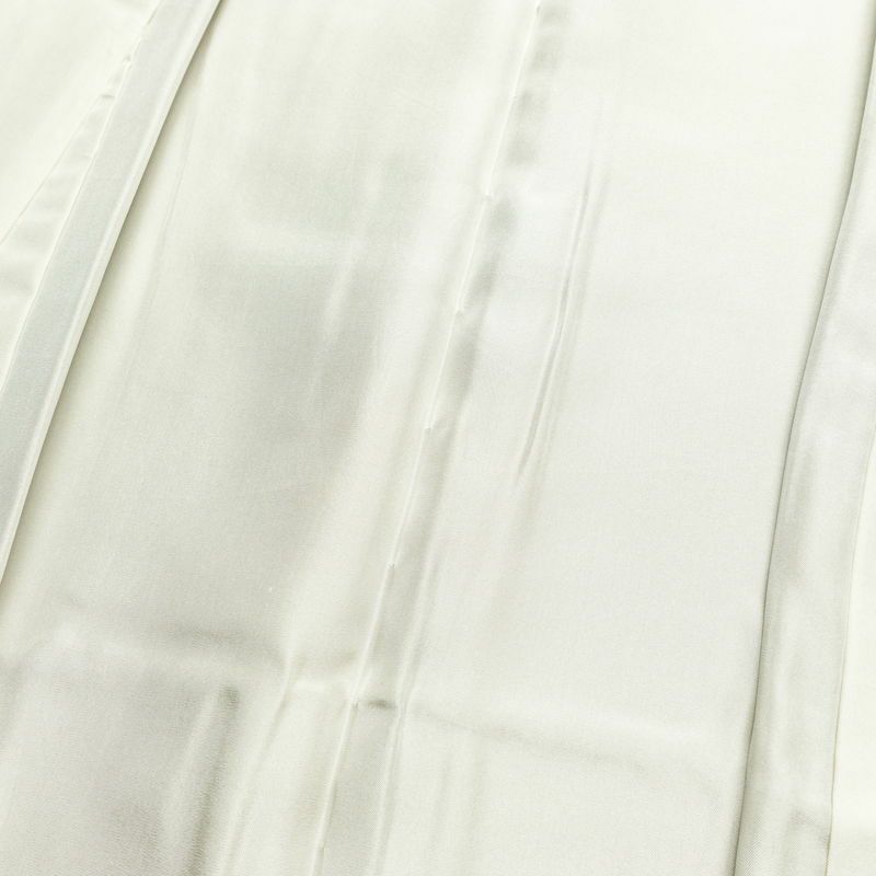 訪問着 良品 一つ紋付き 正絹 木の葉・植物柄 袷仕立て 身丈156.5cm 裄丈64.5cm 金彩 フォーマル 着物 扇子 ベージュ_画像19