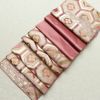 袋帯 六通柄 フォーマル用 正絹 亀甲柄 金糸 帯 ピンク_画像18