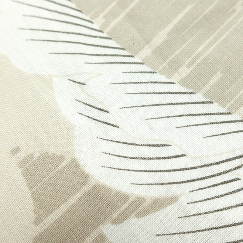 新品 浴衣 女性用 綿 平織 古典柄 浴衣 未使用品 葉っぱ ベージュ_画像7