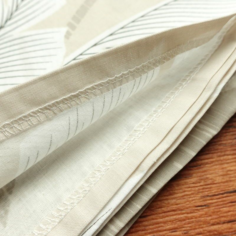 新品 浴衣 女性用 綿 平織 古典柄 浴衣 未使用品 葉っぱ ベージュ_画像11