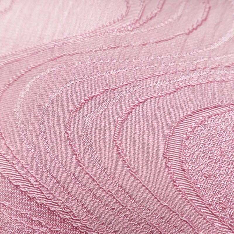 帯揚げ 正絹 流水・波柄 箔 和装小物 紫・藤色_画像9