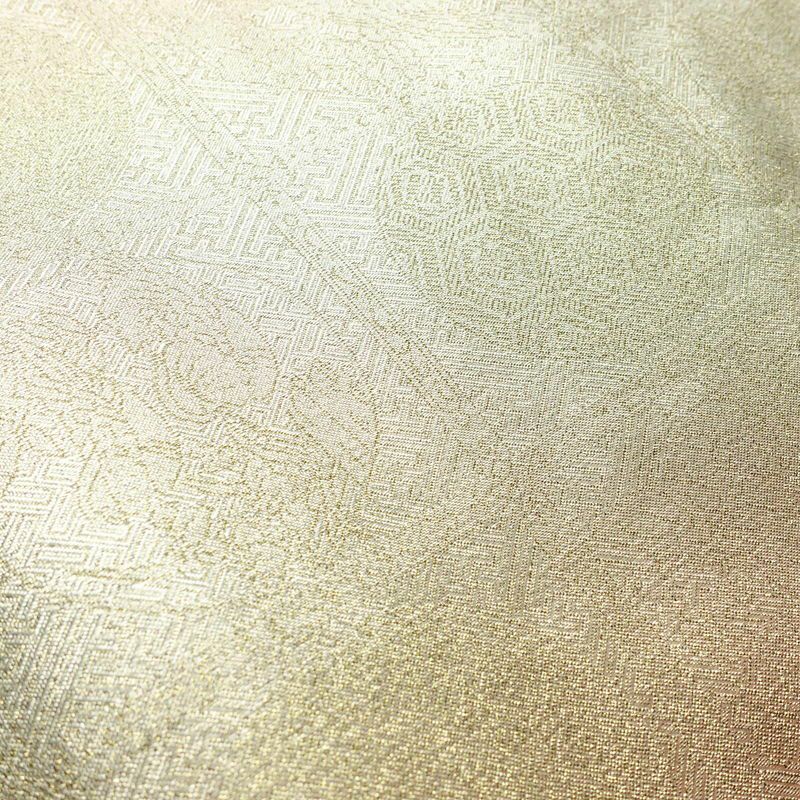 袋帯 六通柄 良品 フォーマル用 正絹 古典柄 金糸 帯 金・銀_画像18