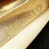 袋帯 本金二重箔 扇面花鳥 文六通柄 良品 フォーマル用 正絹 古典柄 箔 金糸 帯 金・銀_画像21