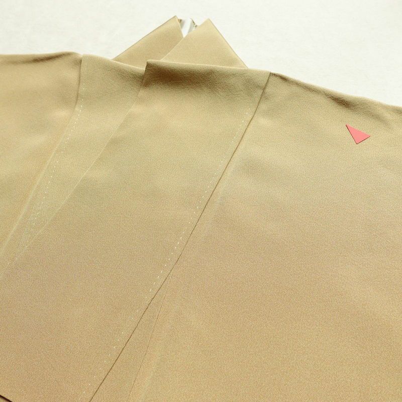 色留袖 作家物 落款入り 縮緬 一つ紋付き 正絹 風景柄 袷仕立て 身丈161.5cm 裄丈66.5cm 共八掛 フォーマル 着物 黄・黄土色_画像17