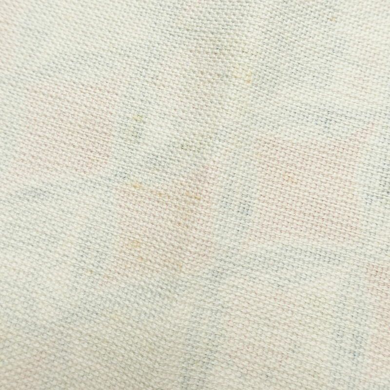 名古屋帯 全通柄 正絹 古典柄 松葉仕立て 七宝 蝶 紅葉 帯 赤・朱_画像16