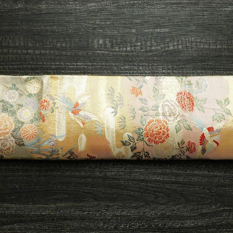 袋帯 六通柄 良品 フォーマル用 正絹 古典柄 箔 金糸 帯 金・銀_画像15