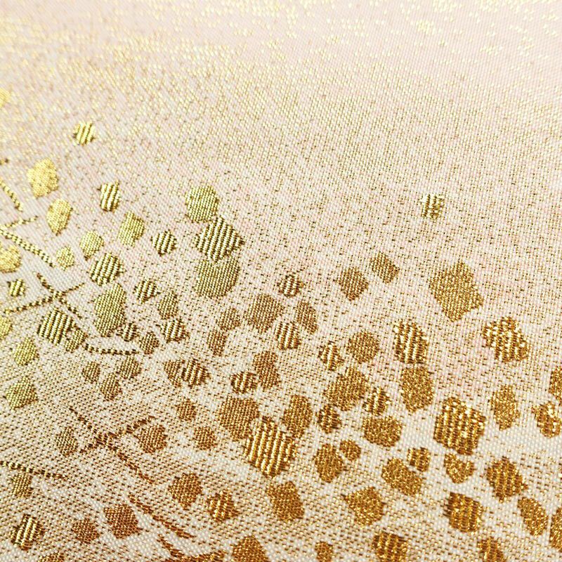 袋帯 全通柄 良品 フォーマル用 正絹 その他の柄 箔 金通し 金糸 帯 多色使い_画像5