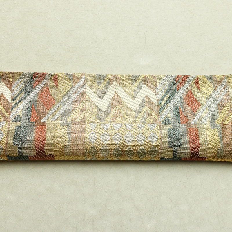 袋帯 六通柄 良品 フォーマル用 正絹 幾何学柄・抽象柄 金糸 帯 多色使い_画像15