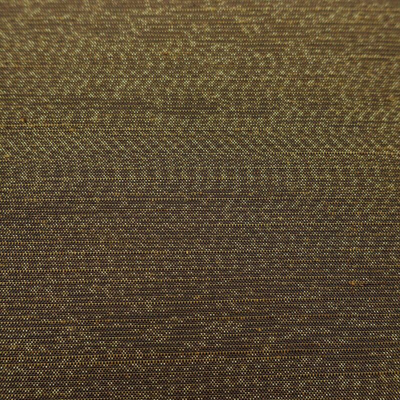 袋帯 大島紬 全通柄 美品 証紙あり 一般用 正絹 その他の柄 帯 茶_画像5