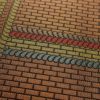 袋帯 六通柄 良品 一般用 正絹 幾何学柄・抽象柄 帯 黄・黄土色_画像3