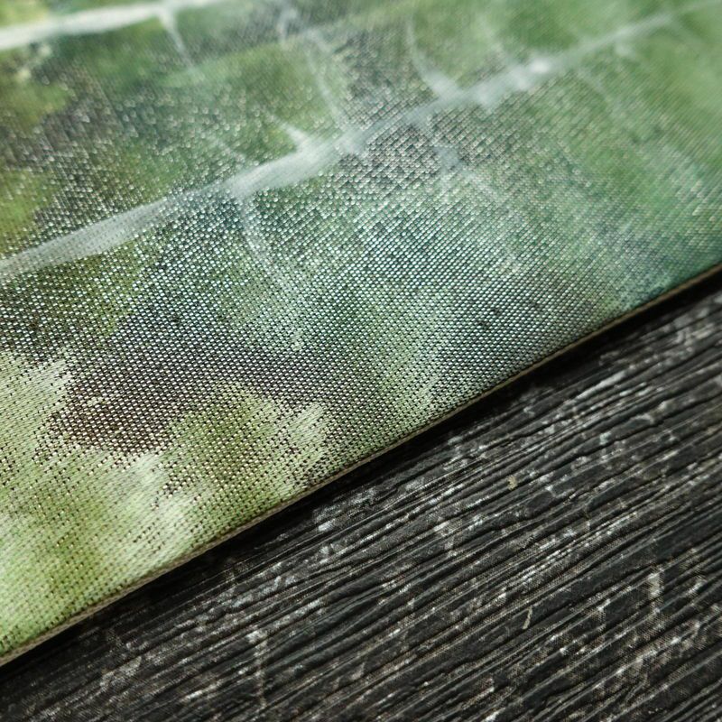 名古屋帯 太鼓柄 良品 正絹 風景柄 名古屋仕立て 箔 帯 クリーム_画像11