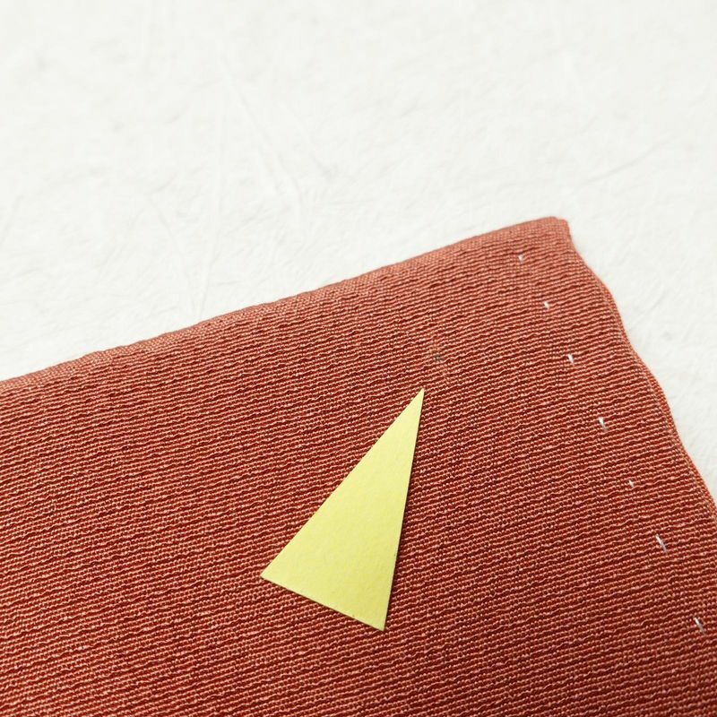 訪問着 金駒刺繍 縮緬 正絹 古典柄 袷仕立て 身丈163cm 裄丈65.5cm 箔 金彩 フォーマル 着物 鳶色 茶_画像16