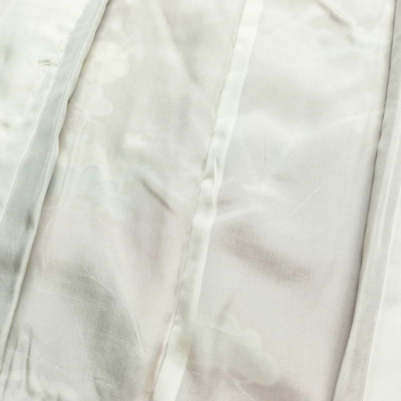 訪問着 金駒刺繍 縮緬 正絹 古典柄 袷仕立て 身丈163cm 裄丈65.5cm 箔 金彩 フォーマル 着物 鳶色 茶_画像19