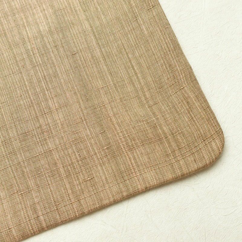 紬 ろうけつ染め 正絹 その他の柄 袷仕立て 身丈165cm 裄丈67cm 着物 臈けつ染 茶_画像15