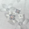 紬 正絹 花柄 袷仕立て 身丈157.5cm 裄丈64cm 着物 グレー_画像6