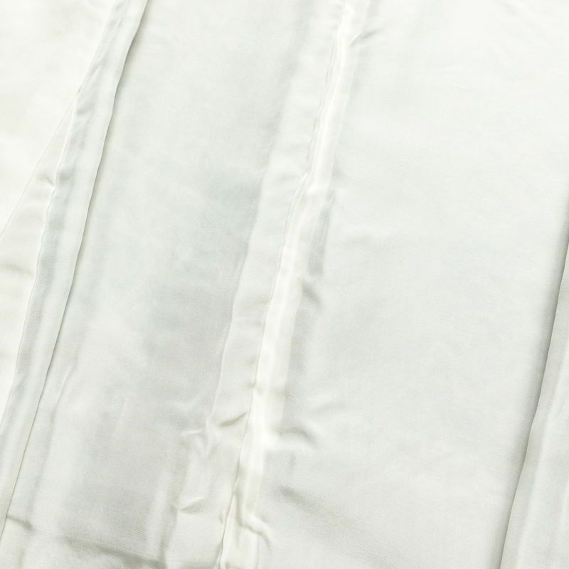 小紋 良品 縮緬 総柄 正絹 木の葉・植物柄 袷仕立て 身丈160cm 裄丈67cm 一部しつけ糸付き 着物 茶_画像17