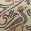 袋帯 全通柄 良品 一般用 正絹 幾何学柄・抽象柄 帯 茶_画像4