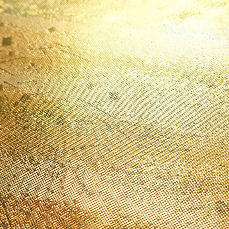 袋帯 六通柄 良品 フォーマル用 正絹 風景柄 箔 帯 金・銀_画像4