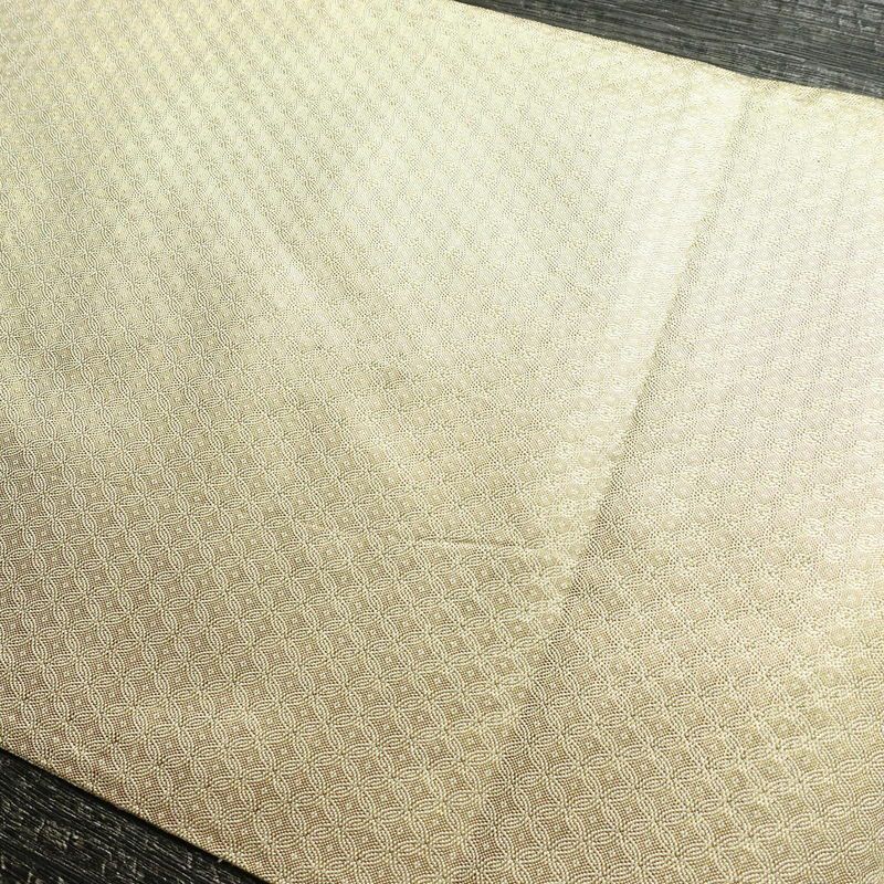 袋帯 六通柄 フォーマル用 正絹 古典柄 箔 金糸 御所車 帯 金・銀_画像17