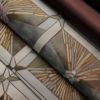 袋帯 六通柄 美品 一般用 正絹 幾何学柄・抽象柄 帯 茶_画像20