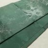 名古屋帯 全通柄 良品 正絹 その他の柄 通し仕立て 銀糸 緑・うぐいす色_画像11