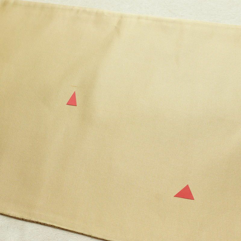 袋帯 六通柄 フォーマル用 正絹 木の葉・植物柄 箔 金糸 帯 金・銀_画像17