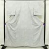 小紋 しつけ糸付き 柄生かし染め 正絹 古典柄 袷仕立て 身丈161.5cm 裄丈65cm 着物 青・紺_画像1