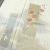 付け下げ しつけ糸付き 絞り 正絹 花柄 袷仕立て 身丈160.5cm 裄丈68.5cm 箔 刺繍 フォーマル 着物 クリーム_画像6