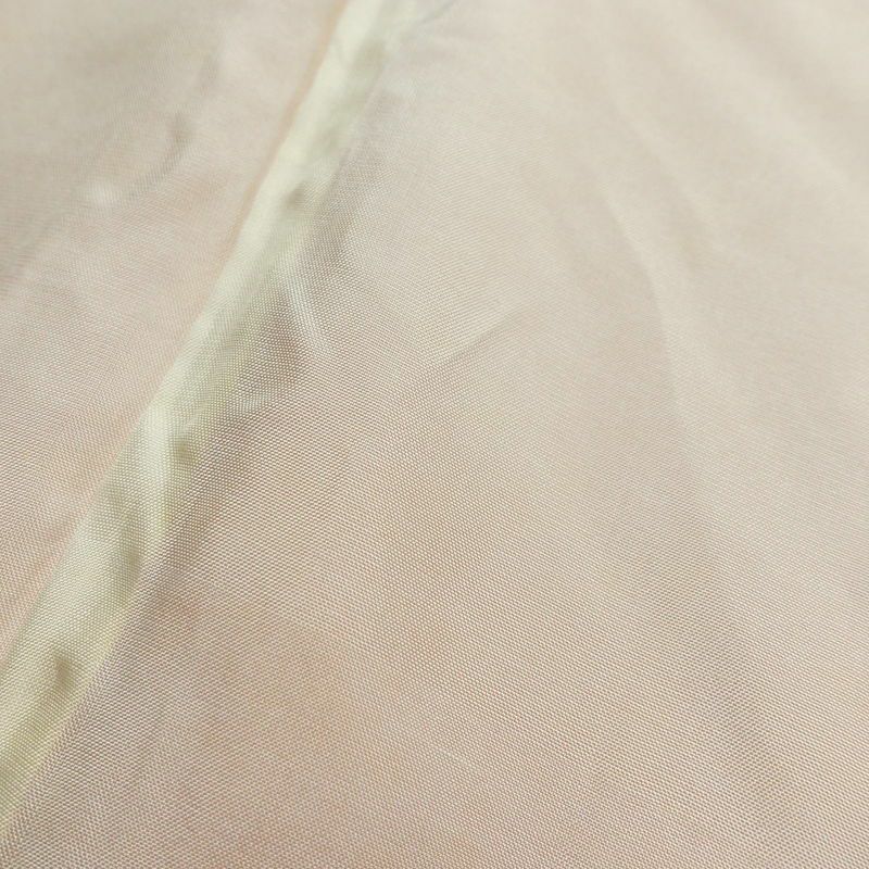 付け下げ 金駒刺繍 正絹 花柄 袷仕立て 身丈166.5cm 裄丈68cm 箔 金彩 フォーマル 着物 ピンク_画像20